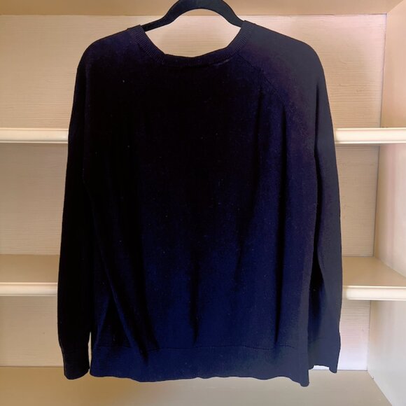 Floral Embroidered & Pearl Sweater (St Johns Bay Cotton Blend Size XL) - Picture 11 of 11